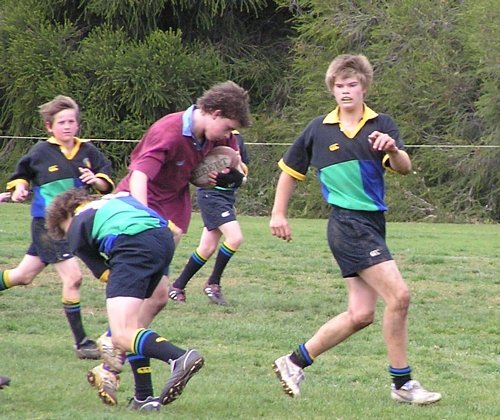 Under 14s Semi - caught
